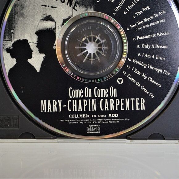 Come On Come On by Mary Chapin Carpenter CD 1992 Sony Music - Picture 5 of 6